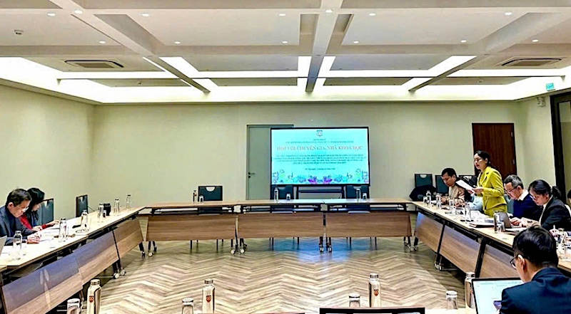 Chuyên gia, nhà khoa học cho ý kiến đối với dự thảo Báo cáo chuyên đề, Đề án về tổ chức THPL